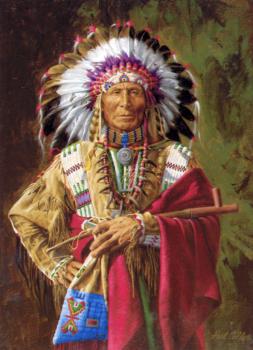 american indian oil paintings