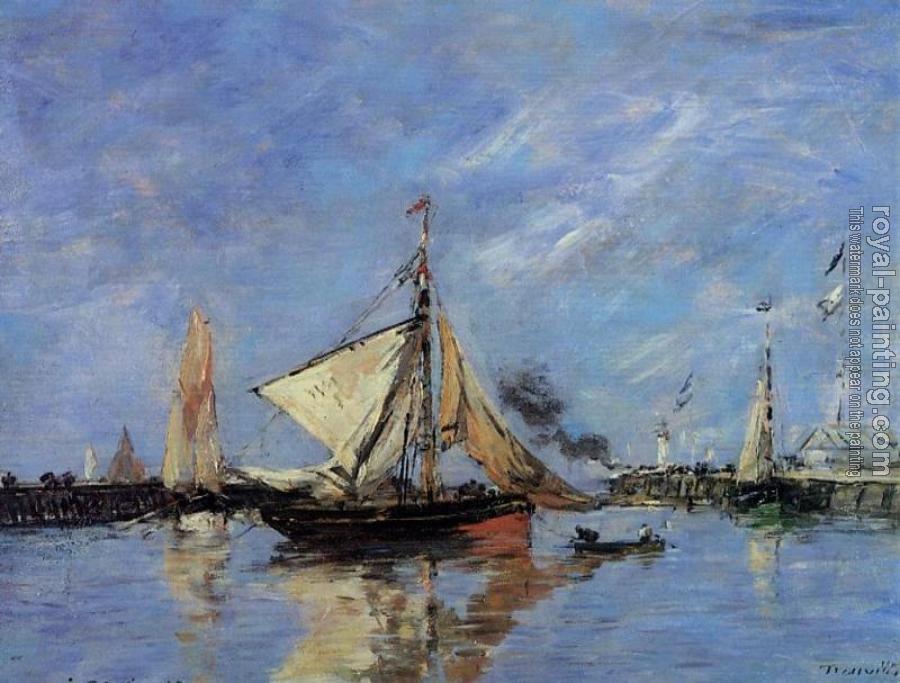 Картины эжена. Eugene Louis Boudin (1824-1898). Эже́н-Луи́ буде́н. Эжен буден причал в Трувиле. Эжен буден автопортрет.