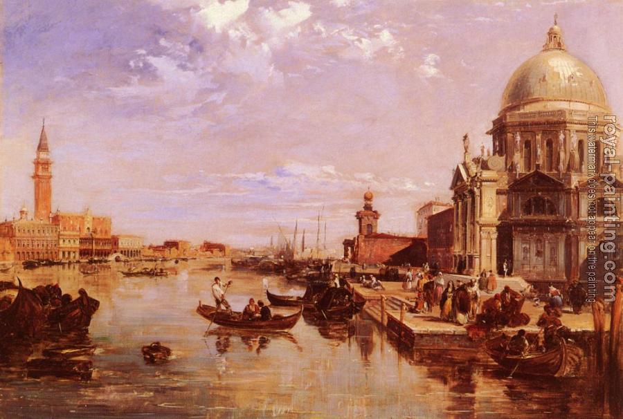 A View Of The San Giorgio Church And The Grand Canal by Edward ...