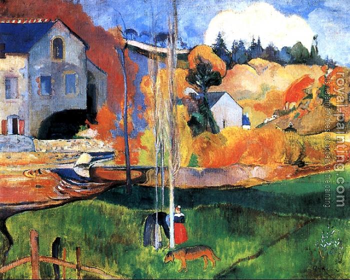 Brittany Landscape: the David Mill by Paul Gauguin | Oil Painting ...