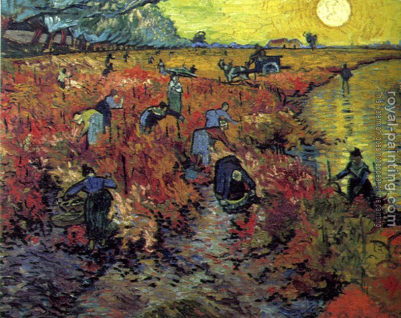 The Red Vineyard by Vincent Van Gogh | Oil Painting Reproduction