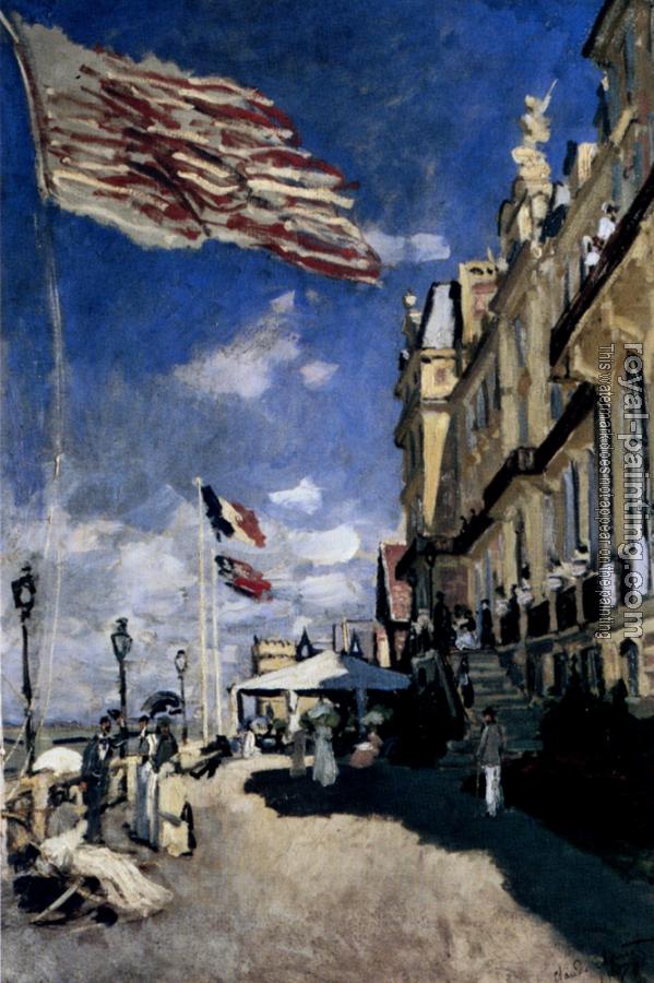 The Hotel Des Roches Noires At Trouville by Claude Oscar Monet | Oil ...