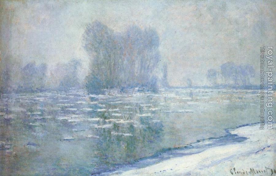 Ice Floes, Misty Morning by Claude Oscar Monet | Oil Painting Reproduction