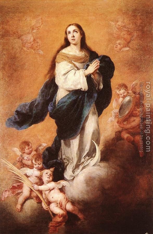 Immaculate Conception III by Bartolome Esteban Murillo | Oil Painting ...