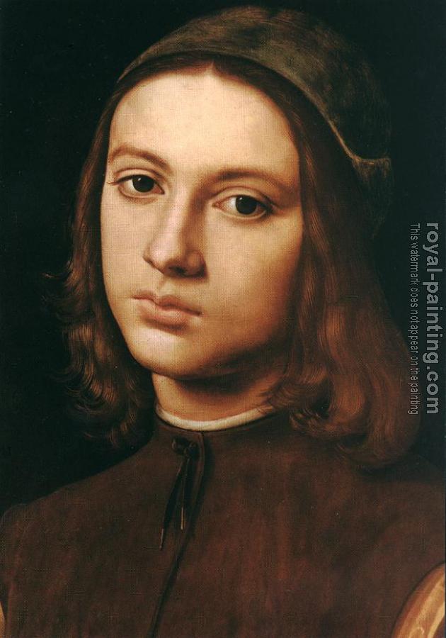 Portrait of a Young Man II by Pietro Perugino | Oil Painting Reproduction