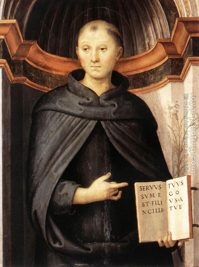 St Nicholas of Tolentino by Pietro Perugino | Oil Painting Reproduction